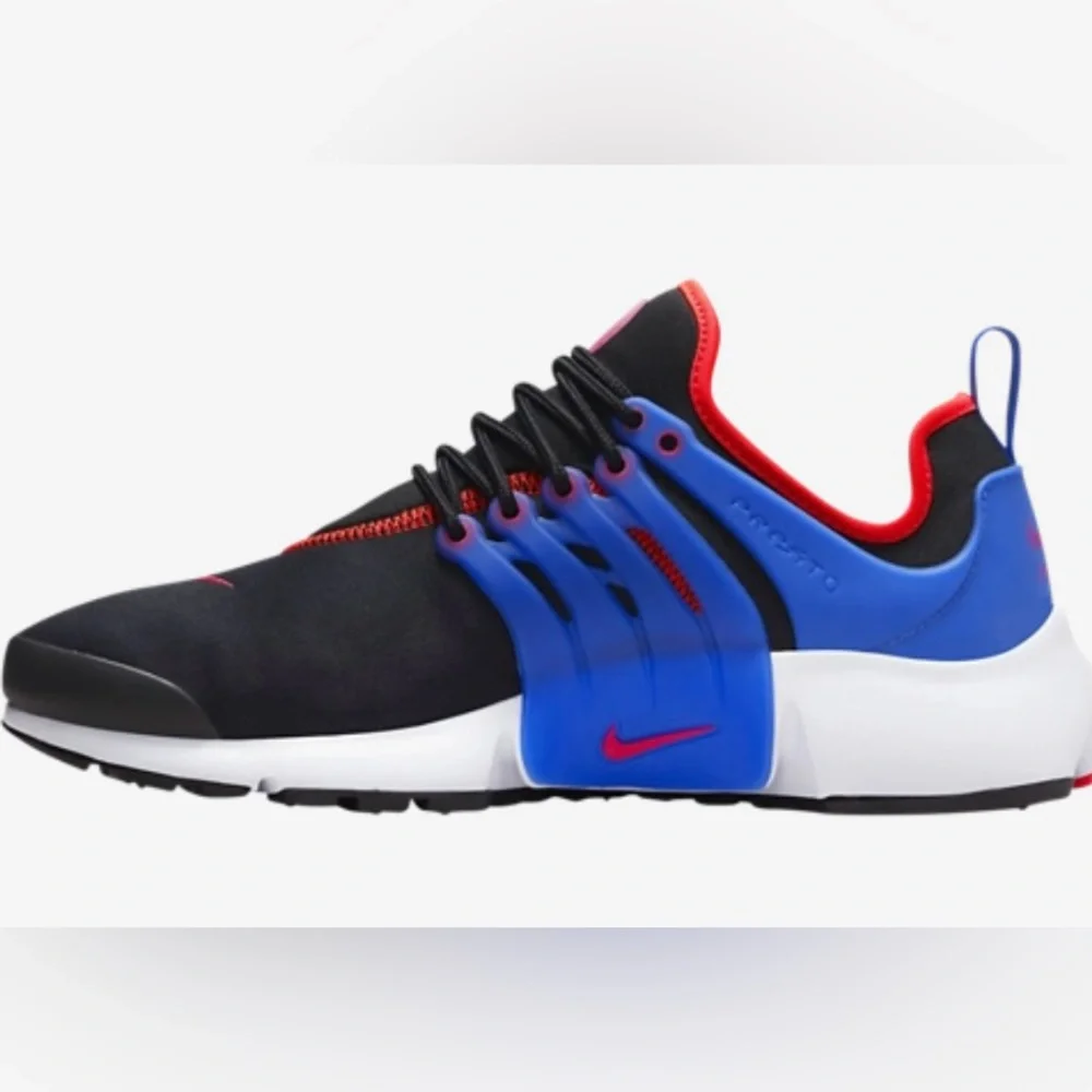 Nike Air Presto Sneaker Shoes Black Hyper Pink Blue Women’s Size 10 - Picture 4 of 12